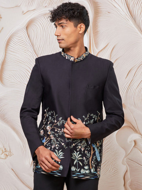 Men's - Satin Silk Jodhpuri